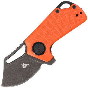 Nóż BlackFox Puck Orange G10, Black Stone Washed D2 by Grigorii Matveev (BF