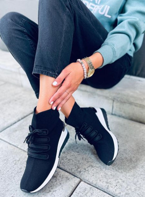 Sneakersy skarpetkowe KATRIN BLACK 36