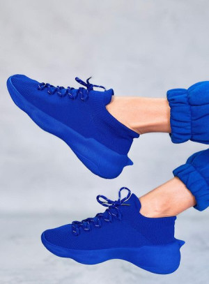 Sneakersy skarpetkowe GIROD BLUE 38