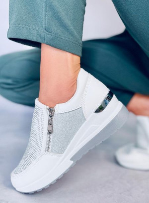 Sneakersy na koturnie ATWOOD WHITE 39