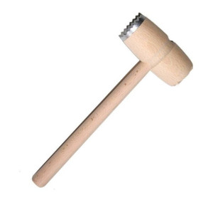 Tłuczek Młotek Drewniany Jednostronnie Okłuty 29cm