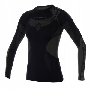 Brubeck Bluza Damska Dry Czarna Rozmiar S