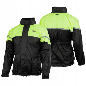 Kurtka przeciwdeszczowa SECA Rain czarna fluo 3XL