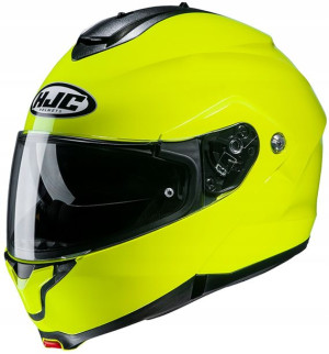 Hjc Kask Szczękowy C91 Fluo Zielony Xl
