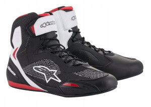 Buty ALPINESTARS Faster-3 Rideknit białe 43,5