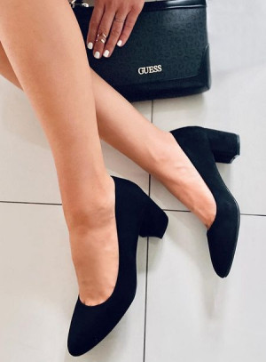 Czółenka na niskim obcasie LOUISE BLACK 38