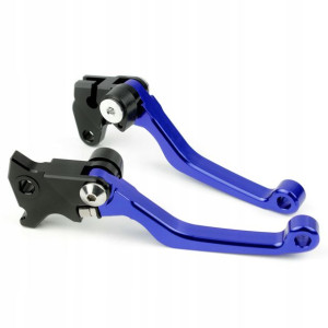 Klamki cross pivot Yamaha aluminiowe niebieskie