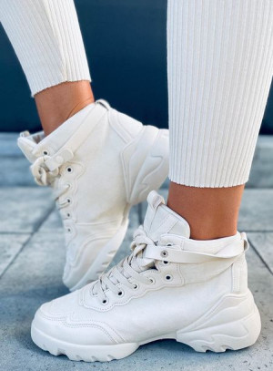 Buty sportowe z odpinanym łańcuchem PERI BEIGE 39