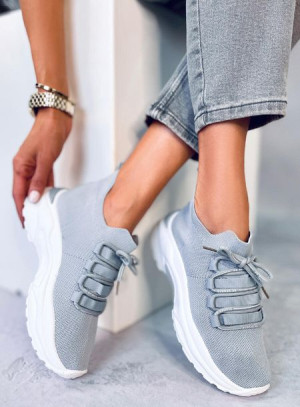 Buty sportowe skarpetkowe VESCO GREY 40