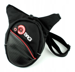 Torba Q-bag Na Pas Ramię Nogę Regulowana Czarna