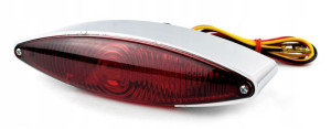 Lampa Motocyklowa Podświetlenie Tył Sopel Chrom