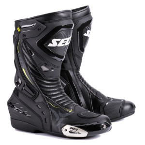 Buty motocyklowe długie sport SECA Hyper czarne 41