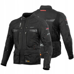 Kurtka motocyklowa SECA X-Tour cordura czarna 3XL