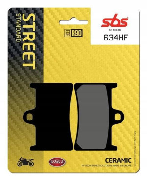 Klocki SBS 634HF Yamaha YZF-R6 RJ09 2004-2005