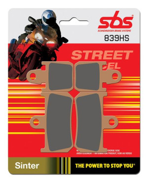 Klocki Sbs 839hs Yamaha Mt-01 2007-2009