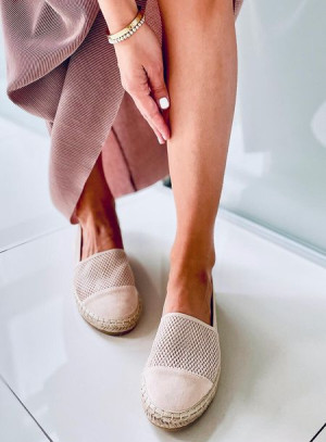 Espadryle damskie ALIKA BEIGE 38