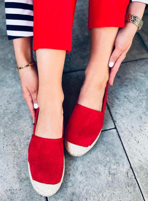 Espadryle damskie SOTERA ROJO 39