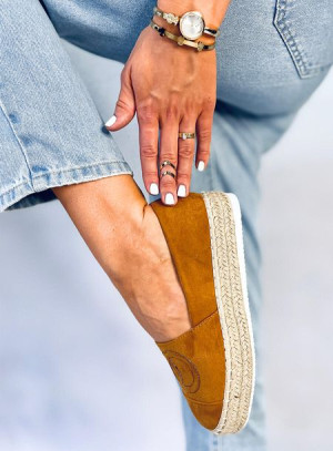 Espadryle chanelki WELA CAMEL 41