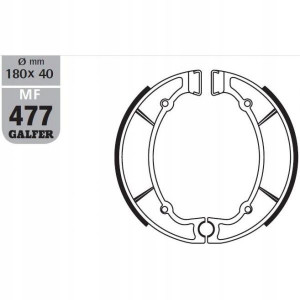 Galfer Szczęki Hamulcowe Sh512