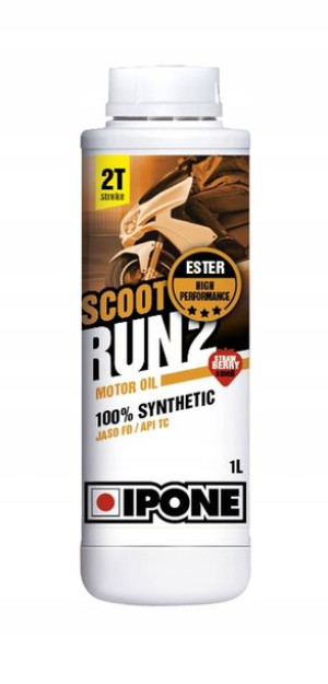 Scoot Run 2 2t Olej Do Dozownika 100% Syntetyk 1l