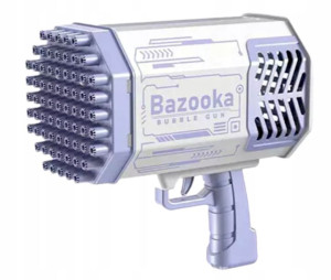Bańki Mydlane 69 Otworów Automat Usb Akumulator Dla Dzieci Prezent Bazooka