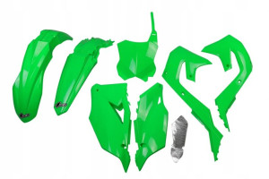 Komplet Plastików Kawasaki Kxf 450 19 Zielony Fluo