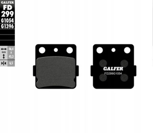 Galfer Klocki Hamulcowe Kh84/3 (6,5mm)