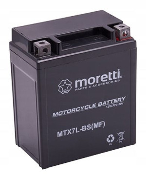 Moretti Akumulator AGM (Gel) YTX7L-BS 12V 6Ah
