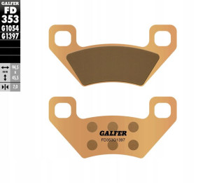 Galfer Klocki Hamulcowe Kh395 Spiek Metaliczny Atv