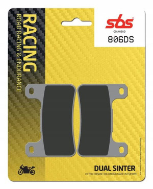 Sbs Klocki Hamulcowe 806ds Racing Dual Sport Złoty