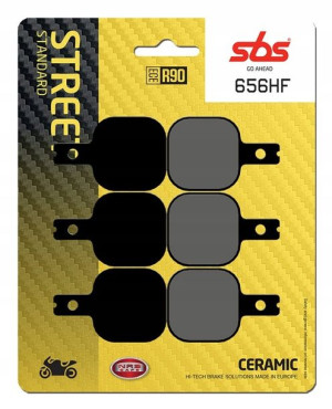 Sbs Klocki Hamulcowe 656hf Street Ceramic Czarne