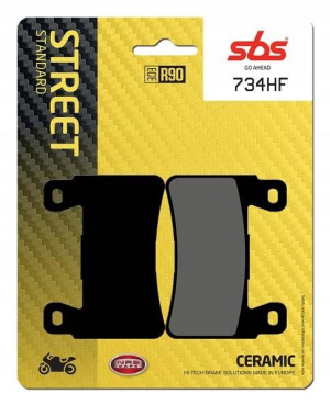 Sbs Klocki Hamulcowe Kh265 Street Ceramic Czarny
