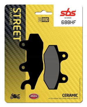 Sbs Klocki Hamulcowe Kh197 Street Ceramic Czarny
