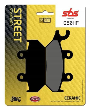 Sbs Klocki Hamulcowe Kh172 Street Ceramic Czarny