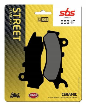 Sbs Klocki Hamulcowe Kh716 Street Ceramic Czarny