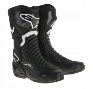 Buty długie ALPINESTARS SMX-6 V2 czarne białe 43