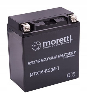 Moretti Akumulator AGM (Gel) YTX16 12V 14Ah