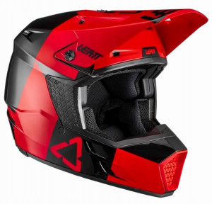 Leatt Kask Cross Moto 3.5 V21.3 Czerwony Xs