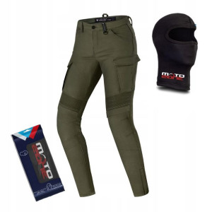 Spodnie motocykl Shima GIRO 2.0 damskie khaki 24