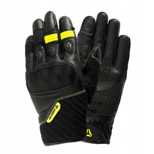 Rękawice motocyklowe SECA Axis Mesh żółte fluo M