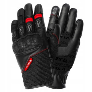 Rękawice motocyklowe SECA Axis Mesh czerwone XL