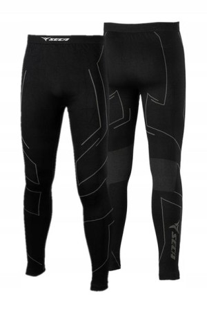 Spodnie Termoaktywne Męskie Seca S-cool Black Xl