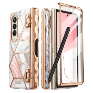 Etui Supcase Cosmo Pen Galaxy Z Fold 4 Marble