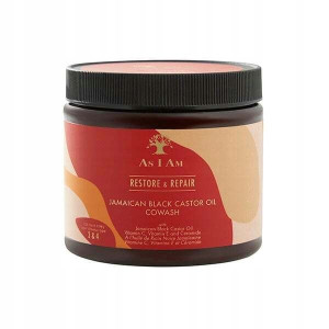 AS I AM CoWash Black Castor Oil regeneracja 454g