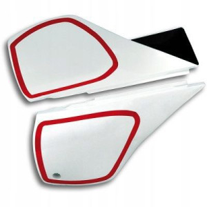 Ufo Boczki Pod Siedzenie Yamaha Tt 600 84-92 Biały
