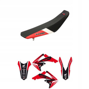Komplet Naklejek + Pokrowiec Na Siedzenie Crf 250