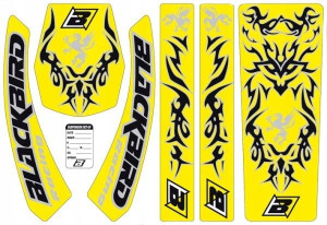 Blackbird Komplet Naklejek Suzuki Gryphon