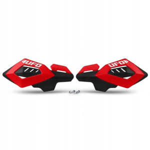 Ufo Osłony Rąk Arches Czerwony Z Mocowaniami 22mm