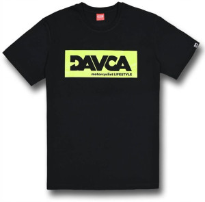T-shirt Davca Logo Fluo Żółte S