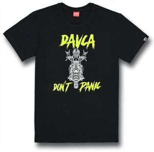 T-shirt Davca Don't Panic Czarny L